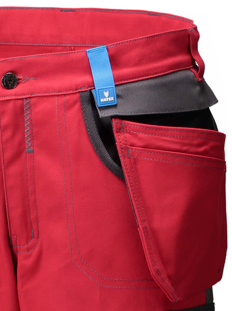 Poche amovible à zipperPantalon gauche, industrie