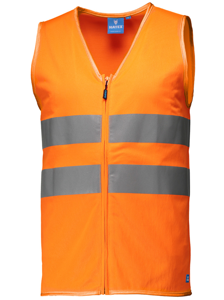 Gilet haute visibilité avec fermeture éclair