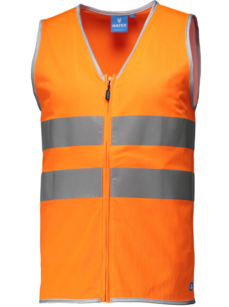 Gilet de sécurité routière à haute visibilité et à fermeture