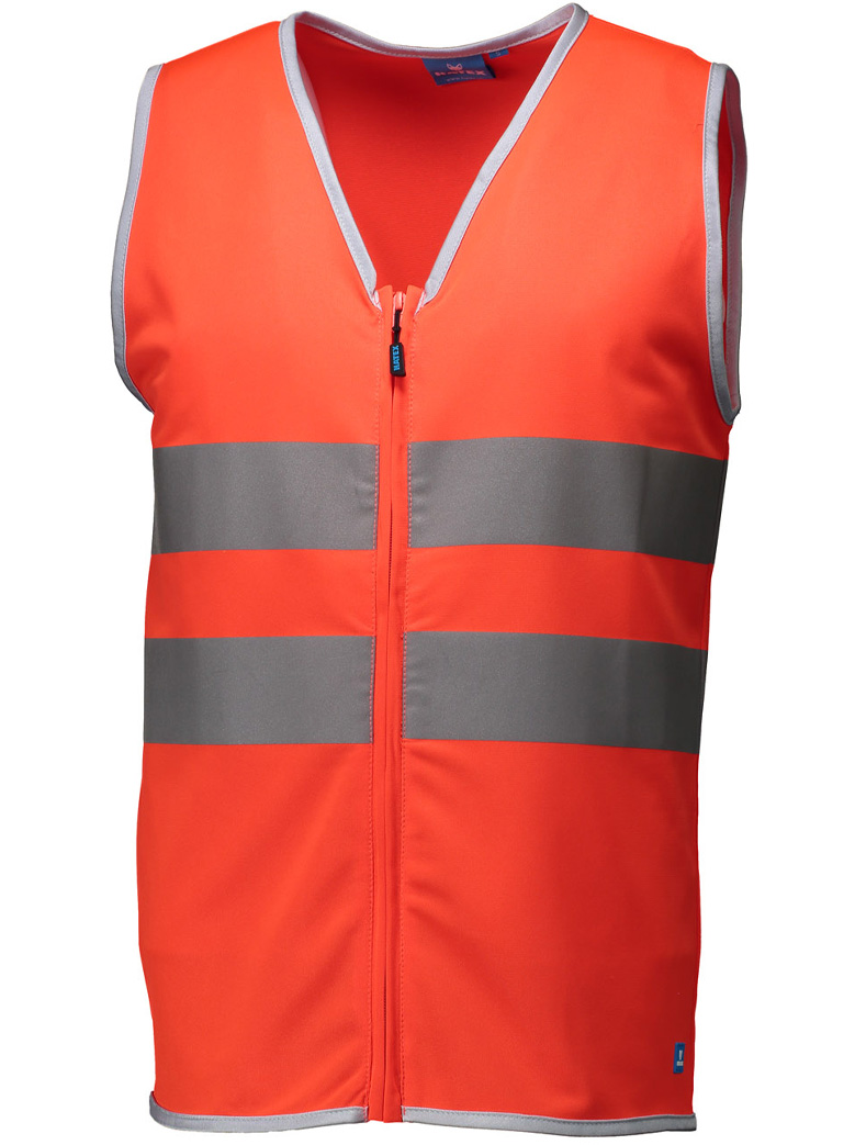 Gilet de sécurité gris - 2 bandes réfléchissantes