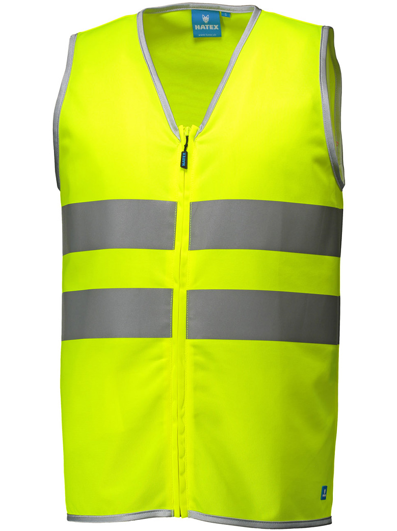 Gilet de sécurité routière à haute visibilité et à fermeture