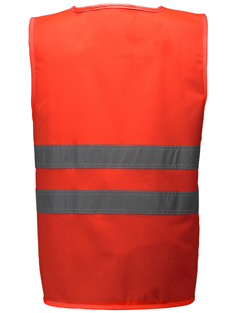 Gilet haute visibilitéavec fermeture éclair