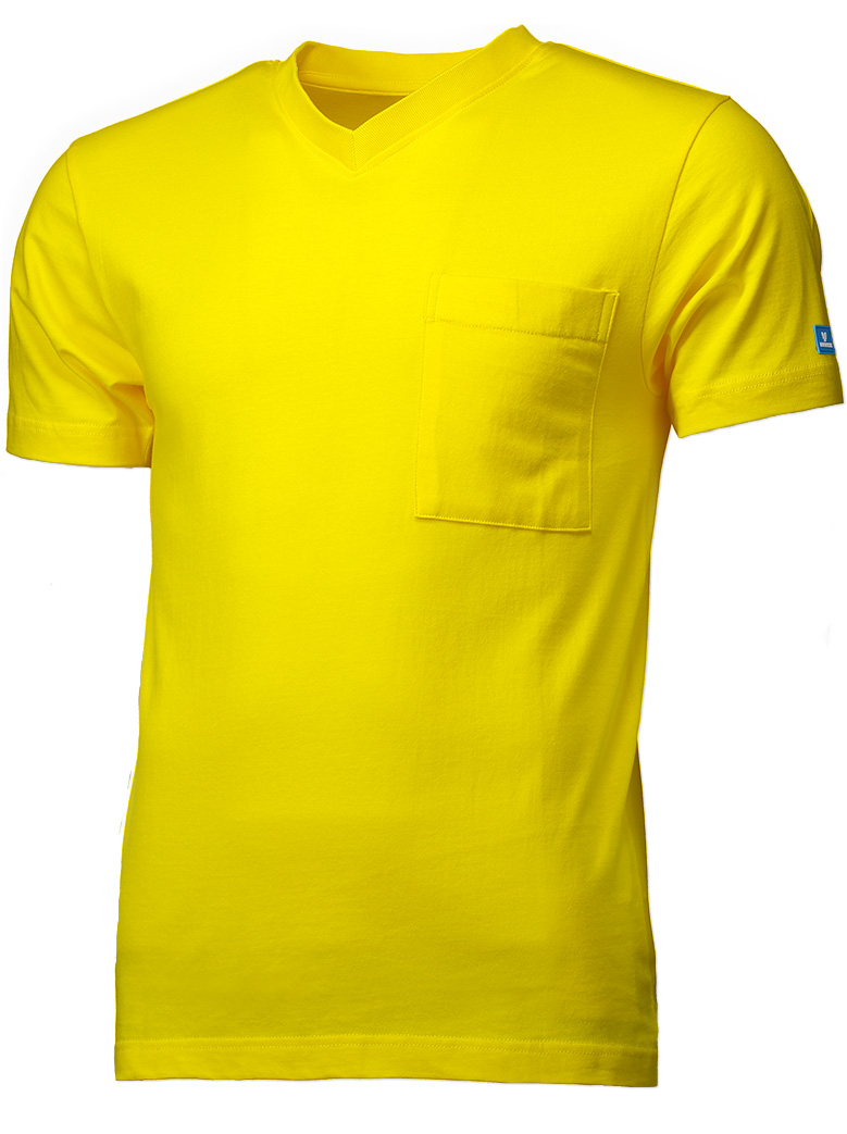 T-shirtCol en V, 180gr.