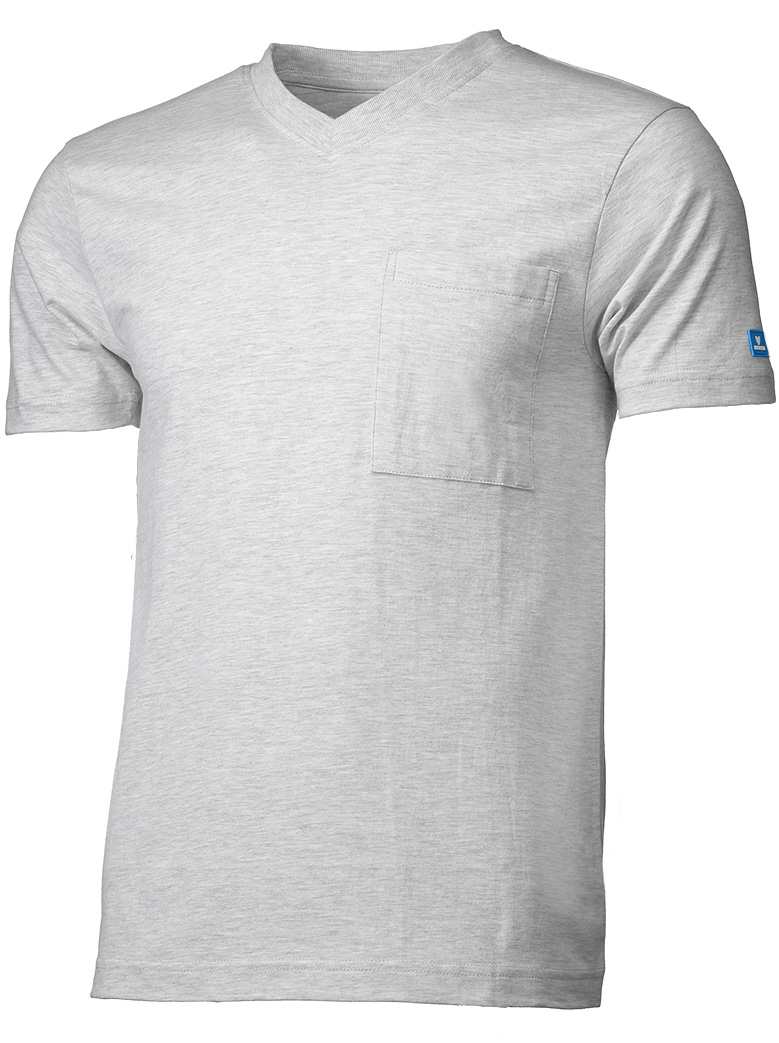 T-Shirtmit Viskose, V-Ausschnitt, 180gr.