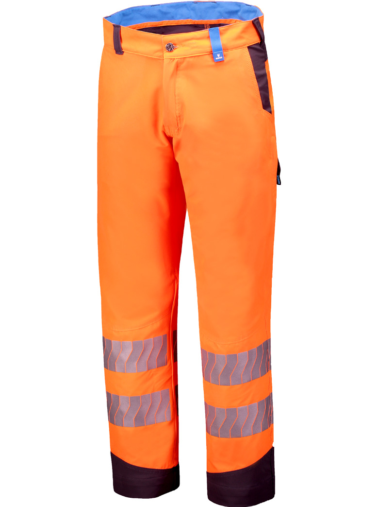 XPERT Pantalon d'été haute visibilité Classe 2, entrejambe 72cm