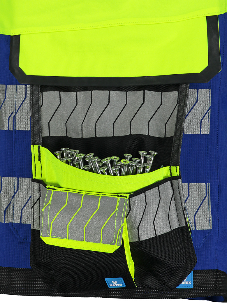 XPERT Poche pour veste d'hiver (gauche)amovible à zipper haute visibilité