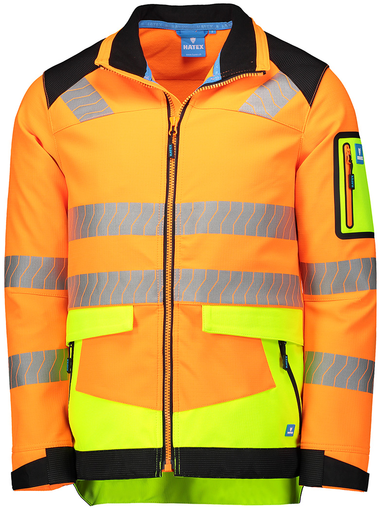 XPERT Veste Softshell haute visibilité coupe-vent Rip-Stop