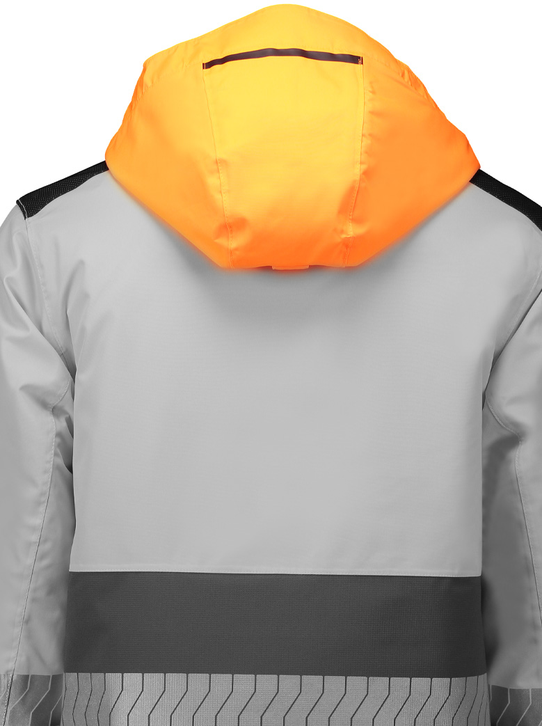 XPERT Capuche haute visibilitépour veste d'hiver - port de casque